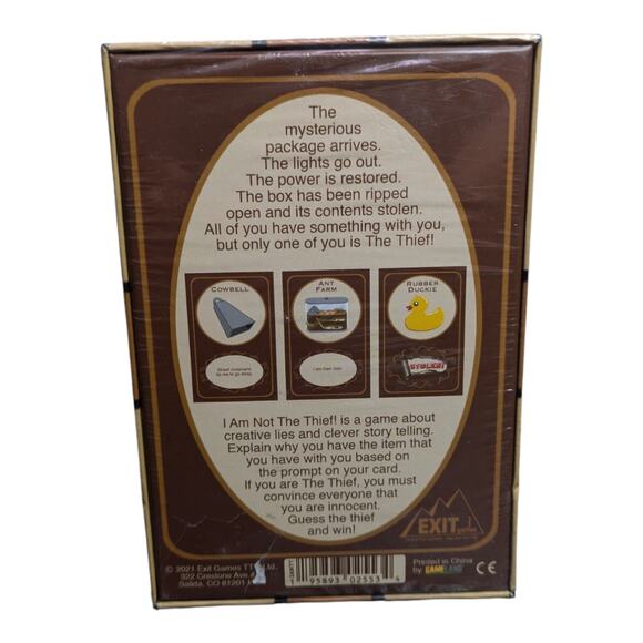 I Am Not The Thief Card Game Board Game Brand New Factory Sealed - Picture 5 of 5